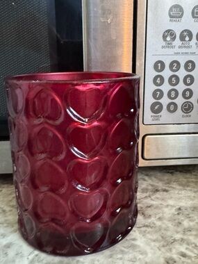 Valentine’s Day Decor – Red Heart Vase & Pink Heart Top Love Potion Bottle
